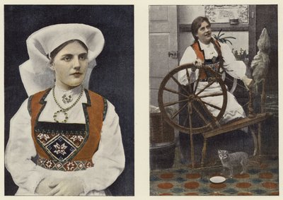 National Norwegian Costume, Hardangerfjord by European Photographer
